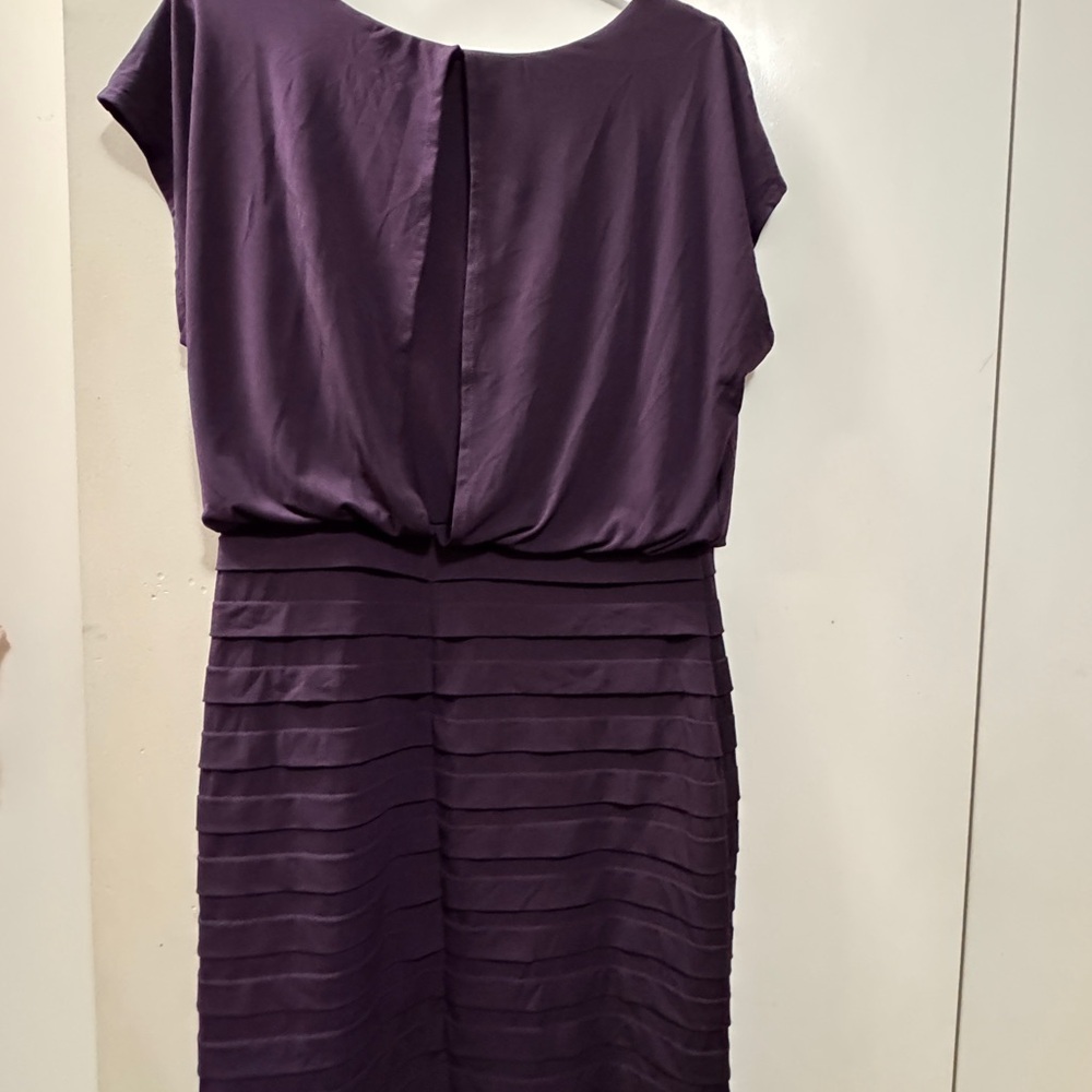 Mini purple dress